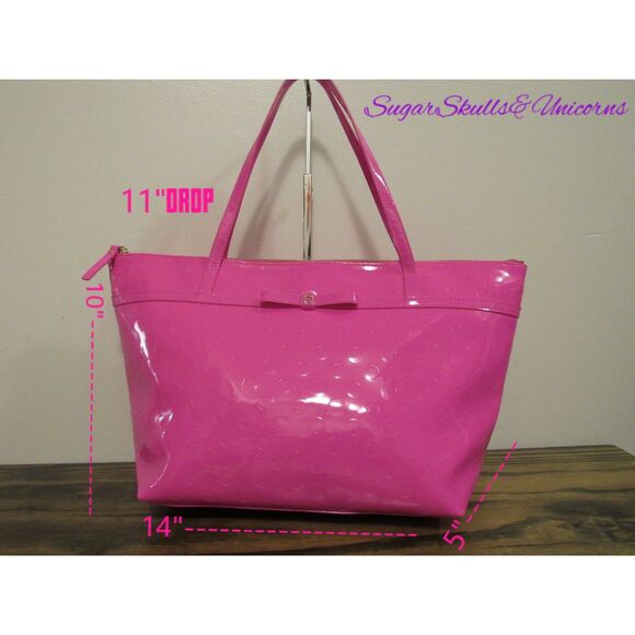 Kate Spade Camellia Street Sophie Patent Leather Large Tote GUC - Picture 2 of 14